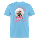 Funny Daddy's Home Trump Pink 2024 I'll be home for Christmas T-Shirt size S-6XL - aquatic blue