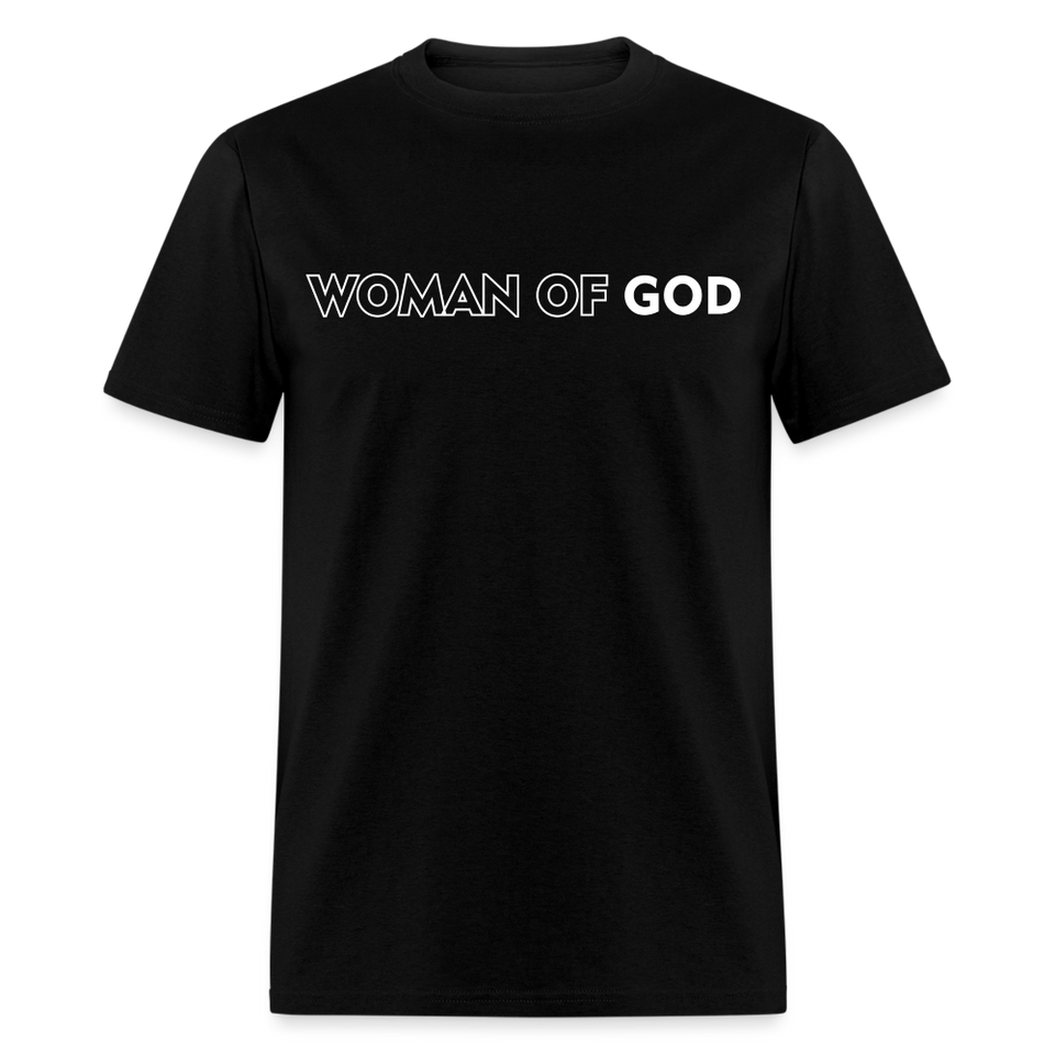 Woman of God shirt Catholic Religious T-Shirt size S-6XL - black