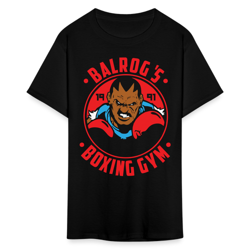 Anime 1991 Boxing Gym Shirt Classic Video Game Retro Gift T-Shirt Size S-6XL - black