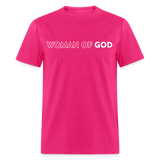 Woman of God shirt Catholic Religious T-Shirt size S-6XL - fuchsia