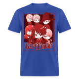 Chibi Gryffin of Gold shirt House Group Shot Anime Cute T-Shirt - royal blue