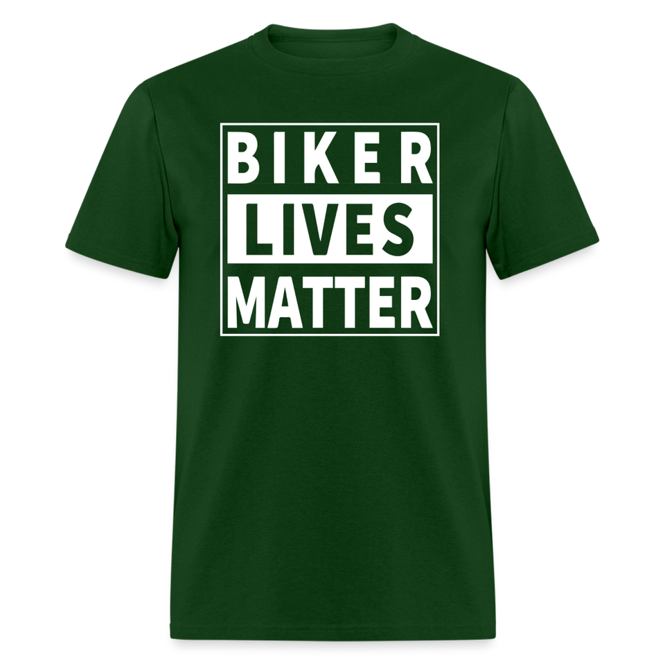 Biker Lives Matter Shirt Motorcycle Biker Rider t shirt Size S-6XL - forest green