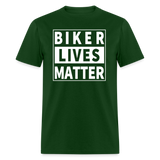 Biker Lives Matter Shirt Motorcycle Biker Rider t shirt Size S-6XL - forest green