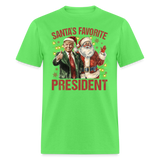 Santa's Favorite President shirt President Trump Christmas T-shirt size S-6XL - kiwi