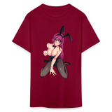 Perfect Pretty Playgirl Anime shirt Bunny Sexy Girl Ahegao Hentai Ecchi T-Shirt - burgundy