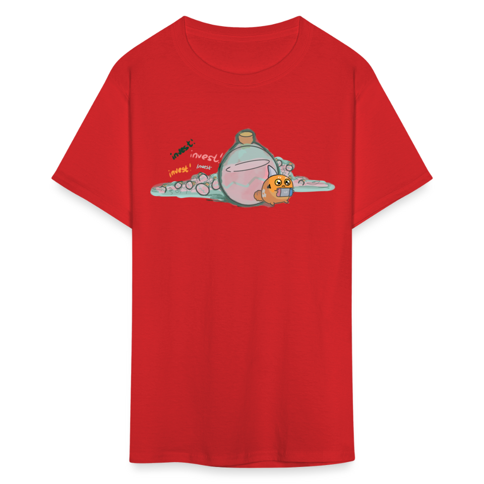 Axie shirt SLP to the moon Tshirt Cute Axie Gift Axie AltCoin T-Shirt - red