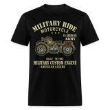 Military Bikers shirt Motorbike Motorcycling US Army USA T-Shirt size S-6XL - black
