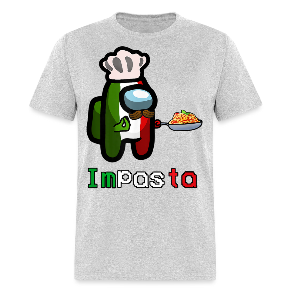 Pasta Cooking Impasta shirt Funny Italia Shirt Gift for Friends T-Shirt S-6XL - heather gray