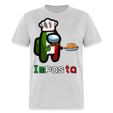 Pasta Cooking Impasta shirt Funny Italia Shirt Gift for Friends T-Shirt S-6XL - heather gray