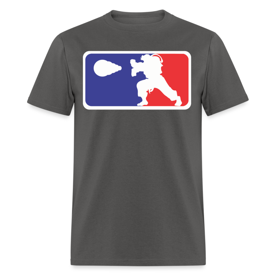 Classic Arcade shirt Video Game Retro Gamer Kung Fu Fighter Martial Arts T-Shirt - charcoal