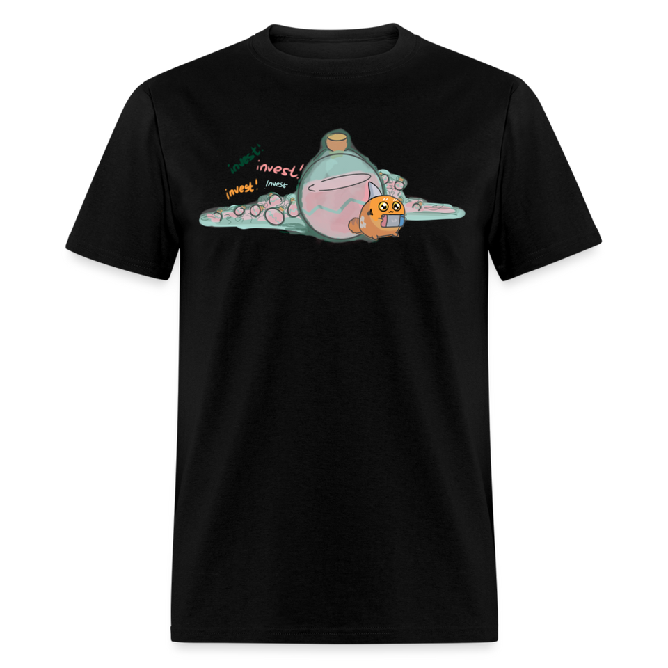 Axie shirt SLP to the moon Tshirt Cute Axie Gift Axie AltCoin T-Shirt - black