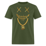 Bitcoin Crypto shirt Cryptocurrency BTC T-Shirt Size S-6XL - military green