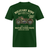 Military Bikers shirt Motorbike Motorcycling US Army USA T-Shirt size S-6XL - forest green