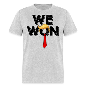 Trump Won Get Over It 2024 shirt Let that sink in T-Shirt size S-6XL - heather gray