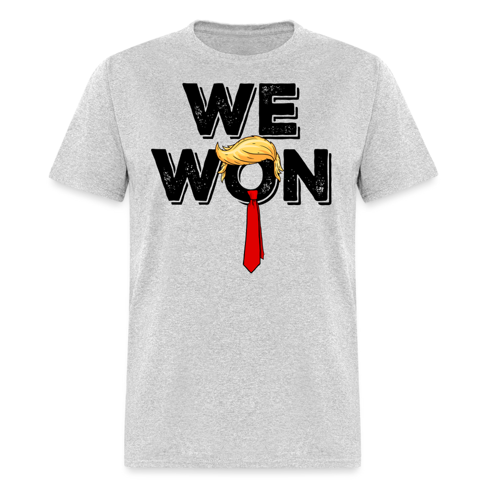 Trump Won Get Over It 2024 shirt Let that sink in T-Shirt size S-6XL - heather gray