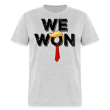 Trump Won Get Over It 2024 shirt Let that sink in T-Shirt size S-6XL - heather gray