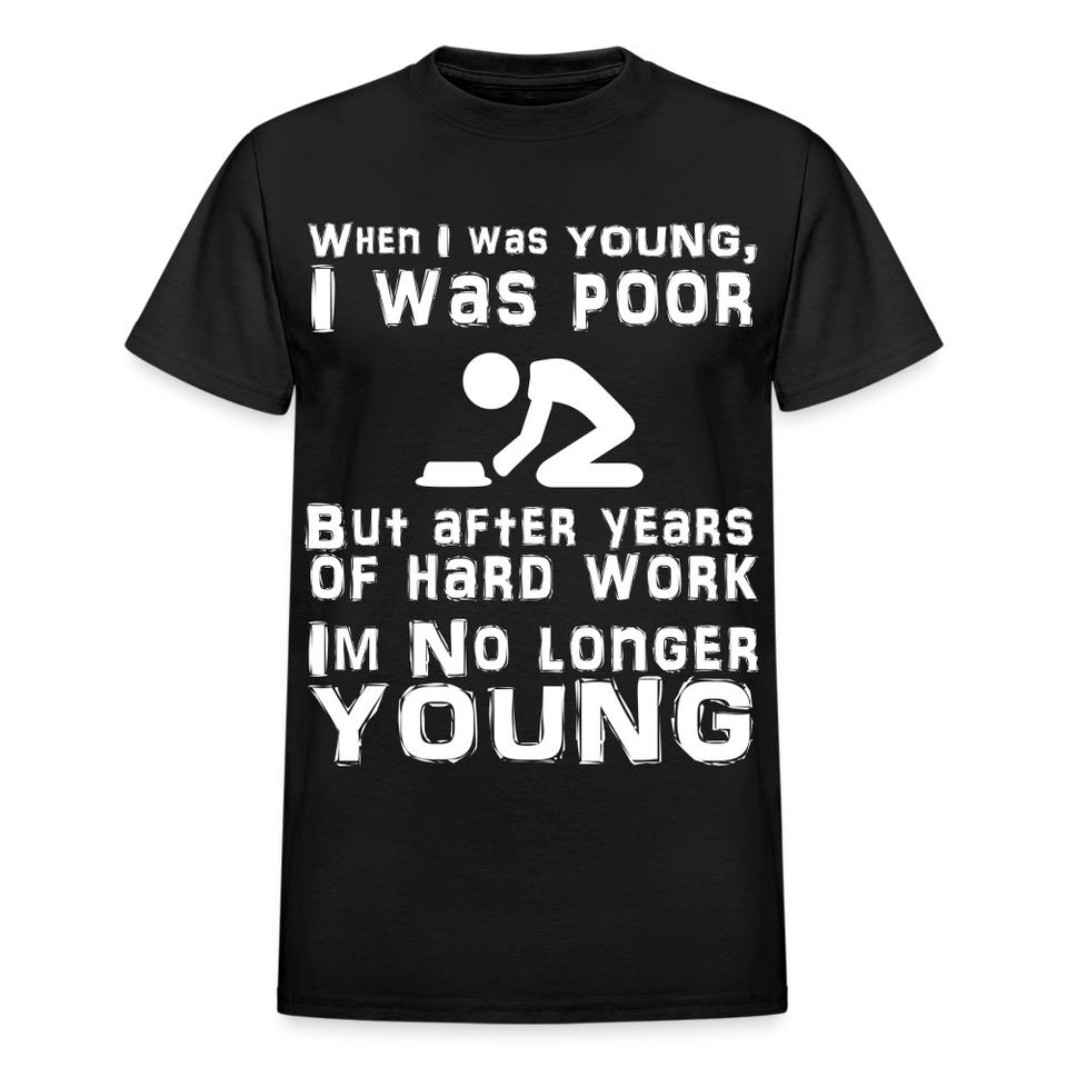 When I was Young Funny meme Gildan Ultra Cotton T-Shirt - black