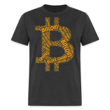 Bitcoin Crypto Revolution shirt Cryptocurrency BTC Block Chain TShirt Size S-6XL - heather black