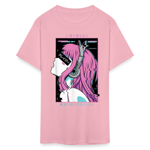 Sexy Ecchi Girl shirt Vaporwave Crazy Waifu Lewd Anime Girl T-Shirt Size S-6XL - pink