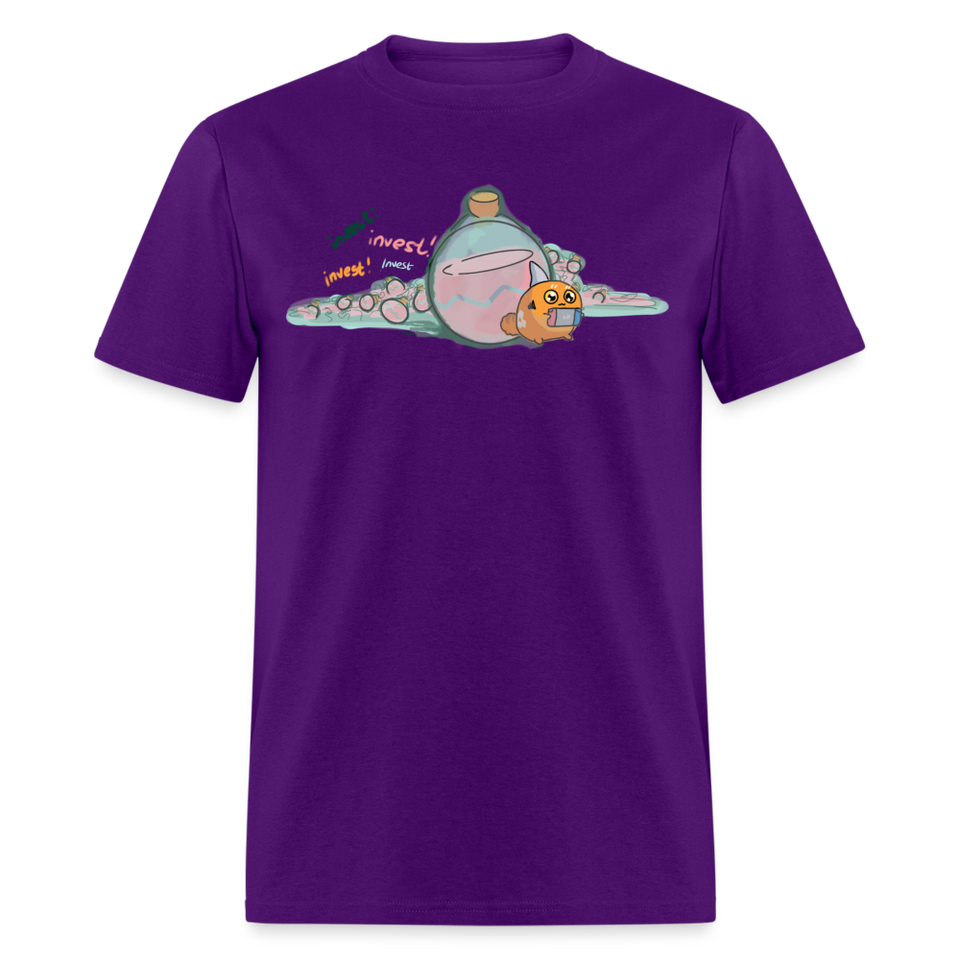 Axie shirt SLP to the moon Tshirt Cute Axie Gift Axie AltCoin T-Shirt - purple