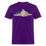 Axie shirt SLP to the moon Tshirt Cute Axie Gift Axie AltCoin T-Shirt - purple