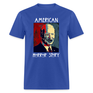 Anti Joe Biden shirt American Horror Story Zombie Funny Halloween T-shirt - royal blue