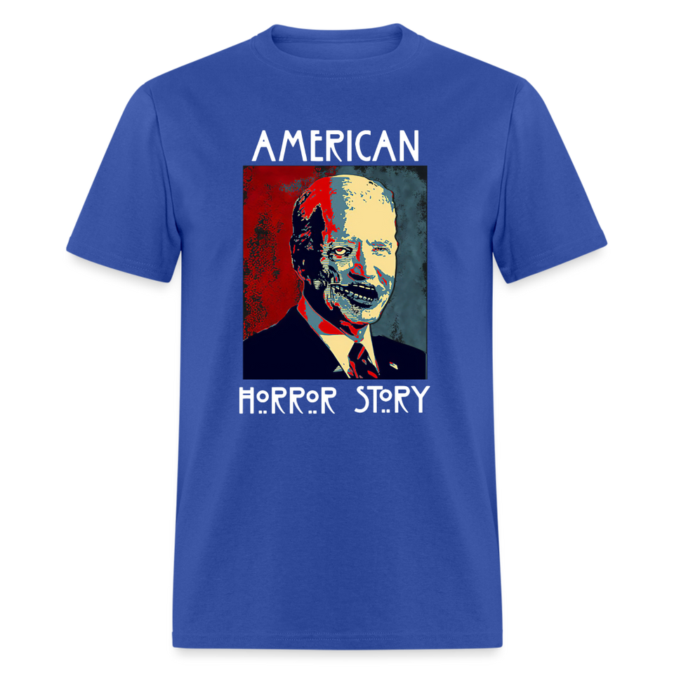 Anti Joe Biden shirt American Horror Story Zombie Funny Halloween T-shirt - royal blue