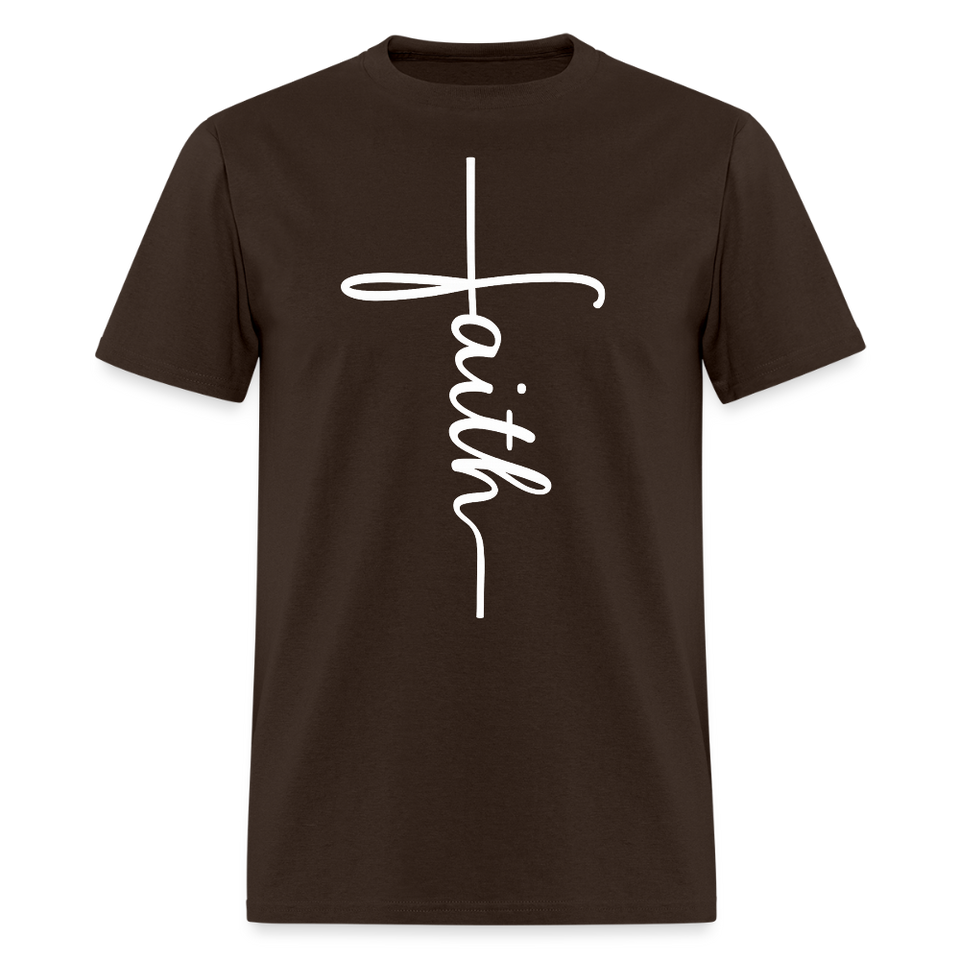 Stand in Faith Shirt - Cross Tee of Peace & Justice T-Shirt | Size S-6XL - brown