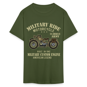 Military Bikers shirt Motorbike Motorcycling US Army USA T-Shirt size S-6XL - military green