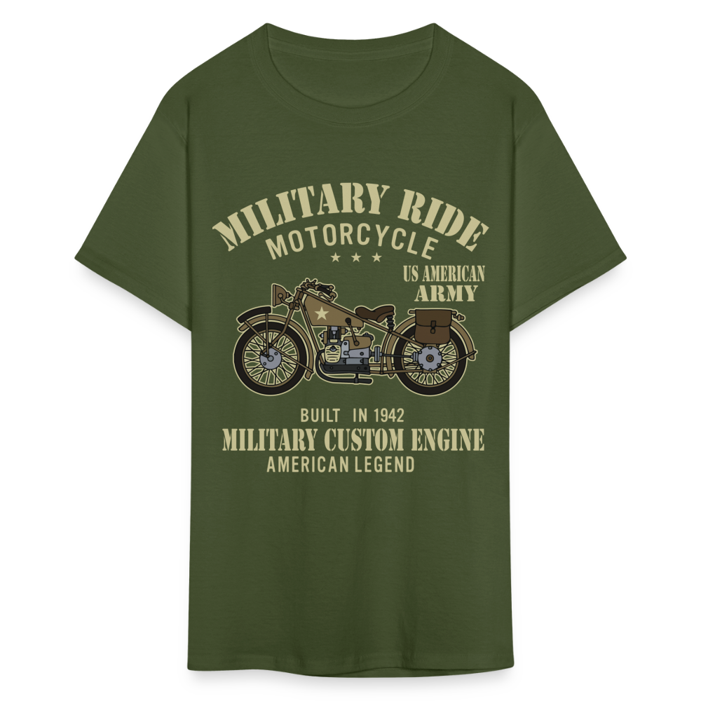 Military Bikers shirt Motorbike Motorcycling US Army USA T-Shirt size S-6XL - military green