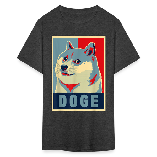 Dogecoin T Shirt Tee Wallstreetbets Doge Coin Crypto Bitcoin T-Shirt Size S-6XL - heather black