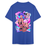 Pretty Anime Cute Demon shirt Sexy Devil Girl Ahegao Hentai Ecchi T-Shirt - royal blue