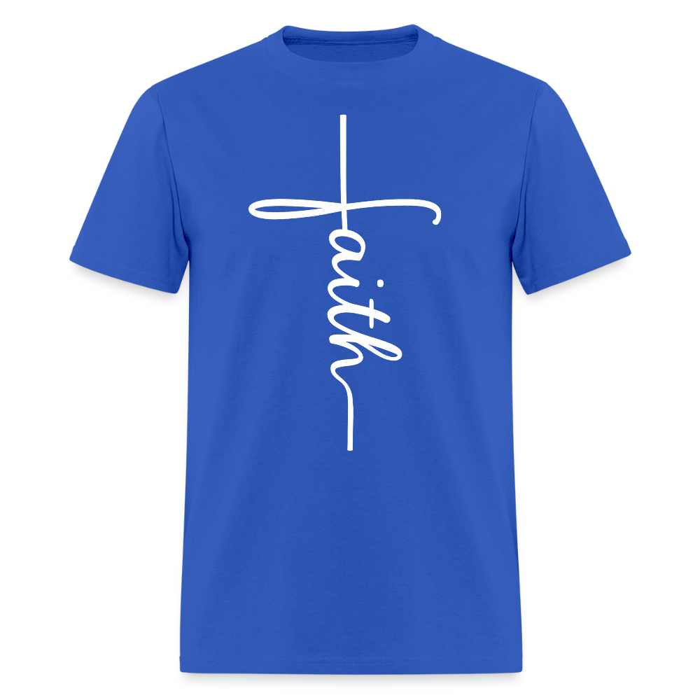 Stand in Faith Shirt - Cross Tee of Peace & Justice T-Shirt | Size S-6XL - royal blue