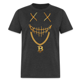 Bitcoin Crypto shirt Cryptocurrency BTC T-Shirt Size S-6XL - heather black