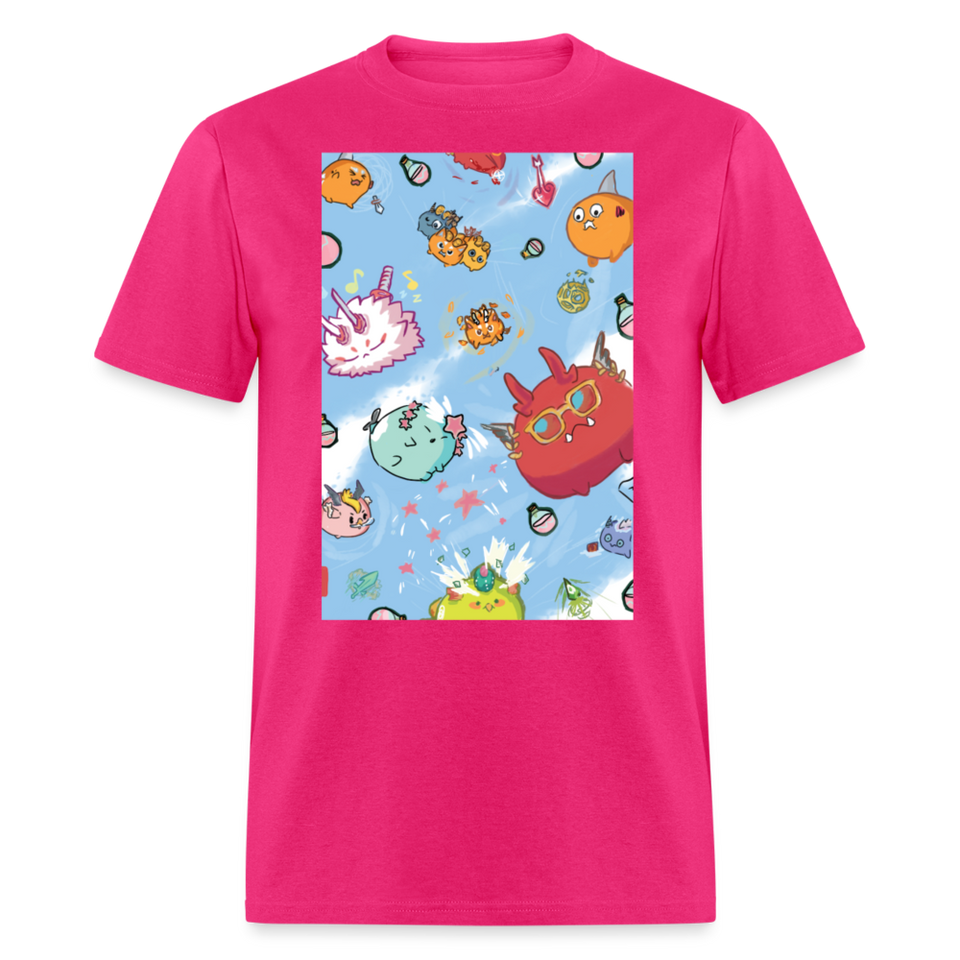 Cute Axie shirt Fan Art Axie Metaverse Friends Classic T-Shirt size S-6XL - fuchsia