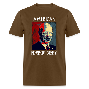 Anti Joe Biden shirt American Horror Story Zombie Funny Halloween T-shirt - brown