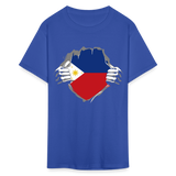 Philippines Flag shirt Filipino T-Shirt Rips Open size S-6XL - royal blue