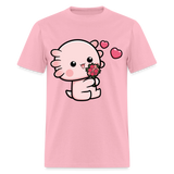 Cute Axolotl Lover Shirt Kawaii Pastel Goth Japan Anime Comic Lovely T-Shirt - pink