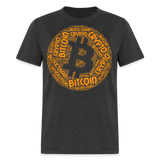 Bitcoin Crypto Revolution shirt Cryptocurrency BTC Block Chain TShirt Size S-6XL - heather black