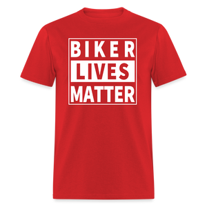 Biker Lives Matter Shirt Motorcycle Biker Rider t shirt Size S-6XL - red