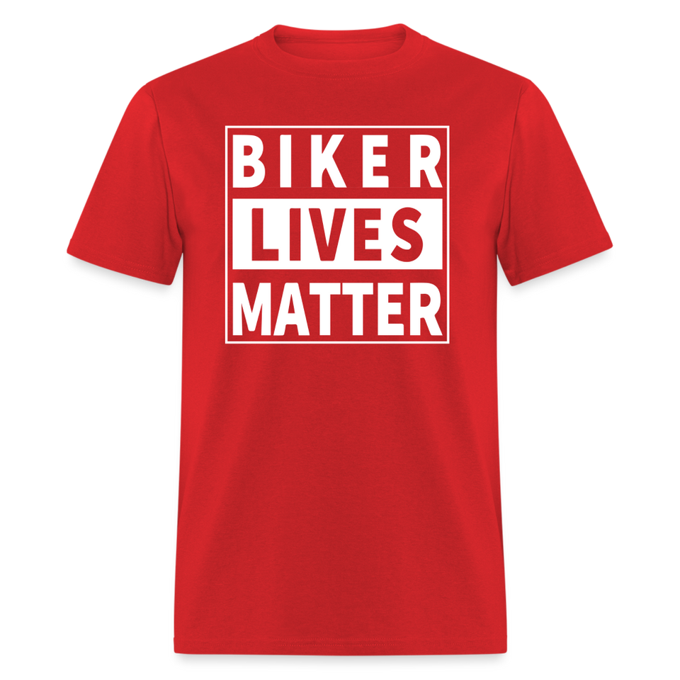 Biker Lives Matter Shirt Motorcycle Biker Rider t shirt Size S-6XL - red