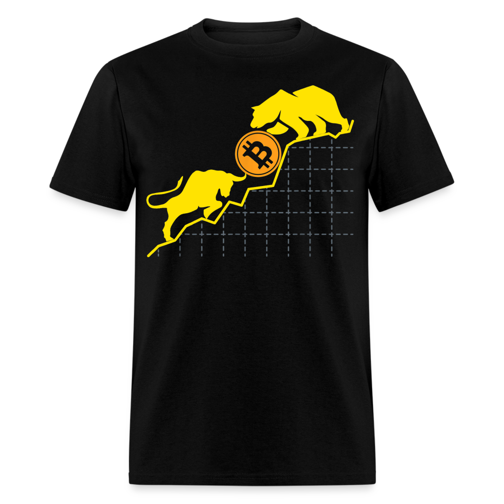 Bitcoin shirt BTC Hodlers Bull Run Fight Bear Market Crypto T-Shirt Size S-6XL - black