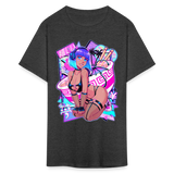 Pretty Anime Cute Demon shirt Sexy Devil Girl Ahegao Hentai Ecchi T-Shirt - heather black