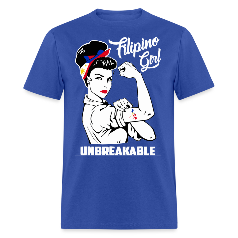 Filipina women power shirt T-Shirt Philippines Flag size S-6XL - royal blue