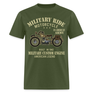 Military Bikers shirt Motorbike Motorcycling US Army USA T-Shirt size S-6XL - military green