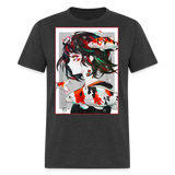 Anime Girl Cute Japanese Aesthetic shirt Anime Tee Otaku Fish Waifu Gift T-Shirt - heather black