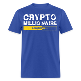 Crypto Millionaire Loading Shirt Funny BTC ETH XRP SafeMoon T-Shirt Size S-6XL - royal blue