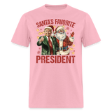 Santa's Favorite President shirt President Trump Christmas T-shirt size S-6XL - pink