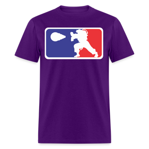 Classic Arcade shirt Video Game Retro Gamer Kung Fu Fighter Martial Arts T-Shirt - purple