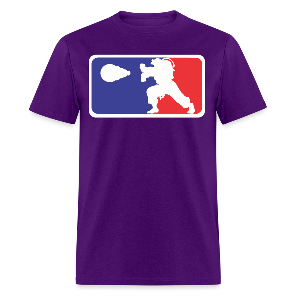 Classic Arcade shirt Video Game Retro Gamer Kung Fu Fighter Martial Arts T-Shirt - purple